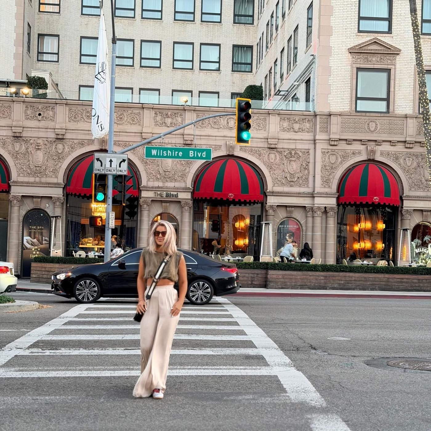 Beverly Hills — camel wide-leg